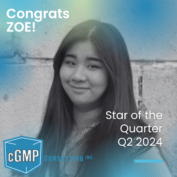 Zoe Chong: cGMP Consulting’s Q2 2024 Star