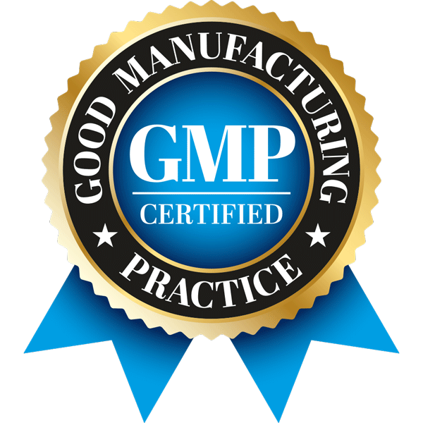 Good Manufacturing Practice Certified badge